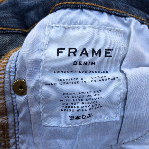 Frame Denim Jeans Le Skinny the Jeanne Sz 25 - Picture 3 of 11